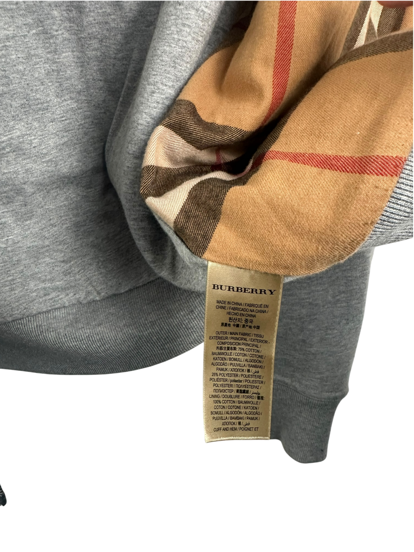 Burberry gilet à capuche