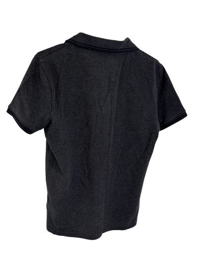 Moncler polo gris en coton