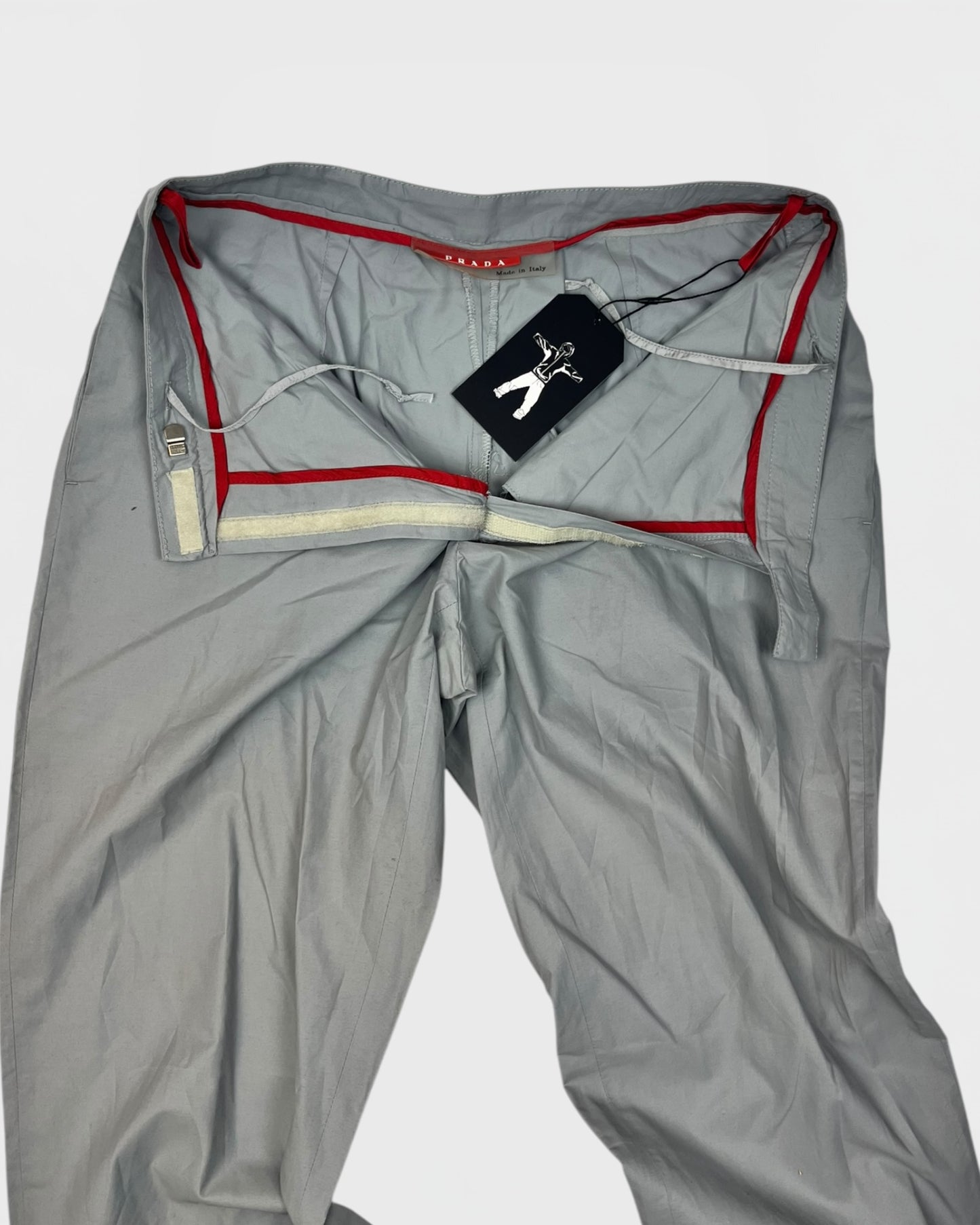 Prada red tab jogging / pants