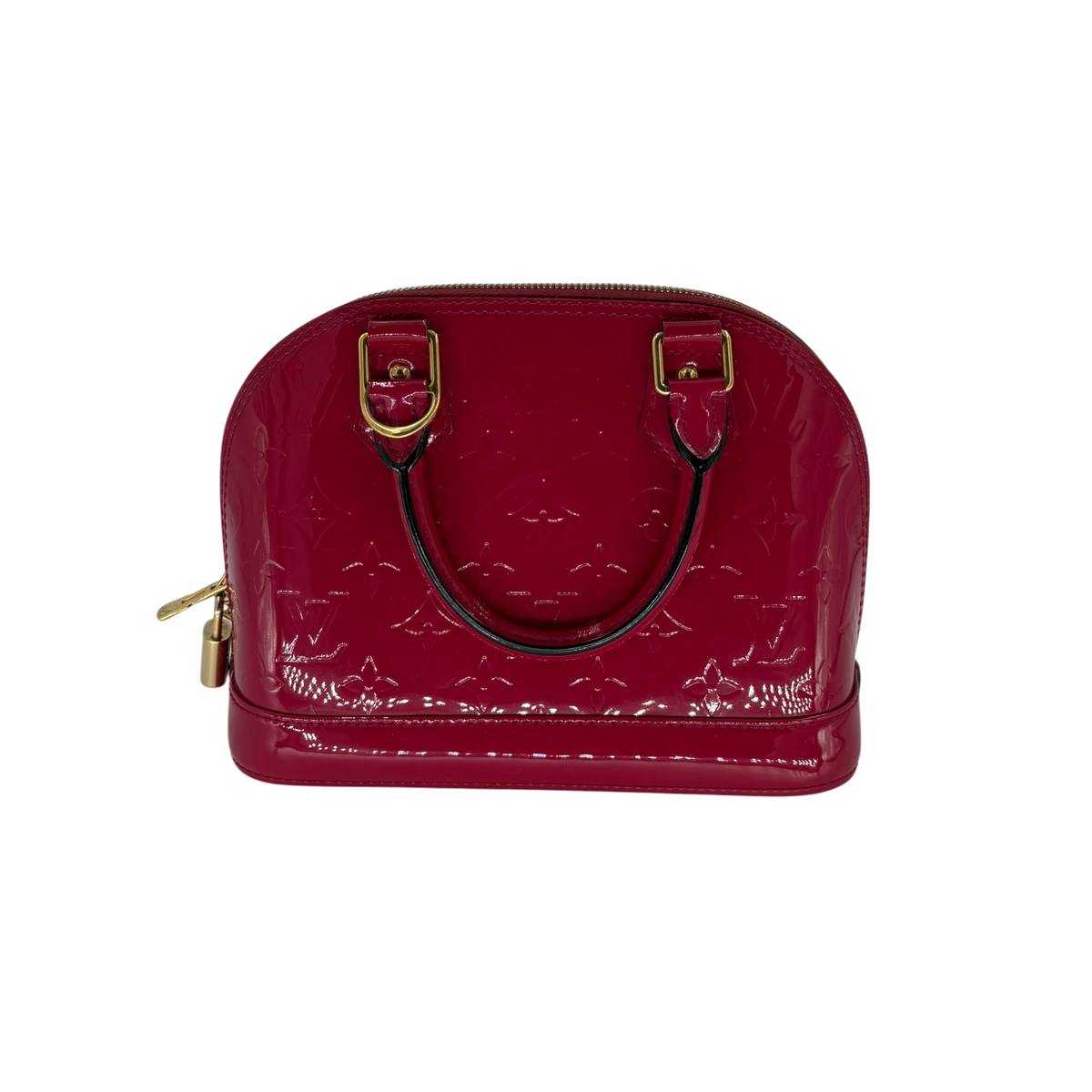 Louis Vuitton alma bb cuir vernis avec bandoulière