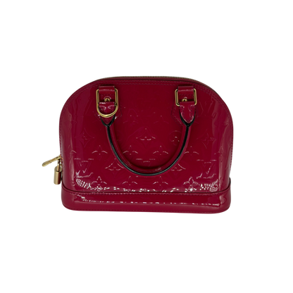 Louis Vuitton alma bb cuir vernis avec bandoulière