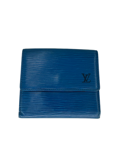Louis Vuitton portefeuille épi bleu