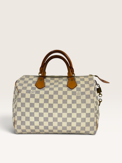 Louis Vuitton Speedy 30 sac damier azur