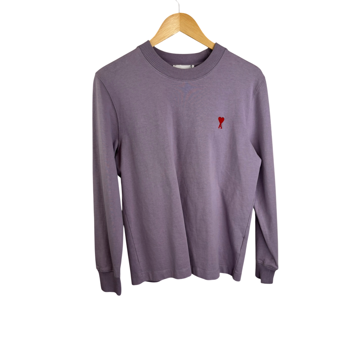 Ami Paris pull en coton lila