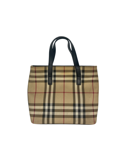 Burberry Sac à main tartan beige