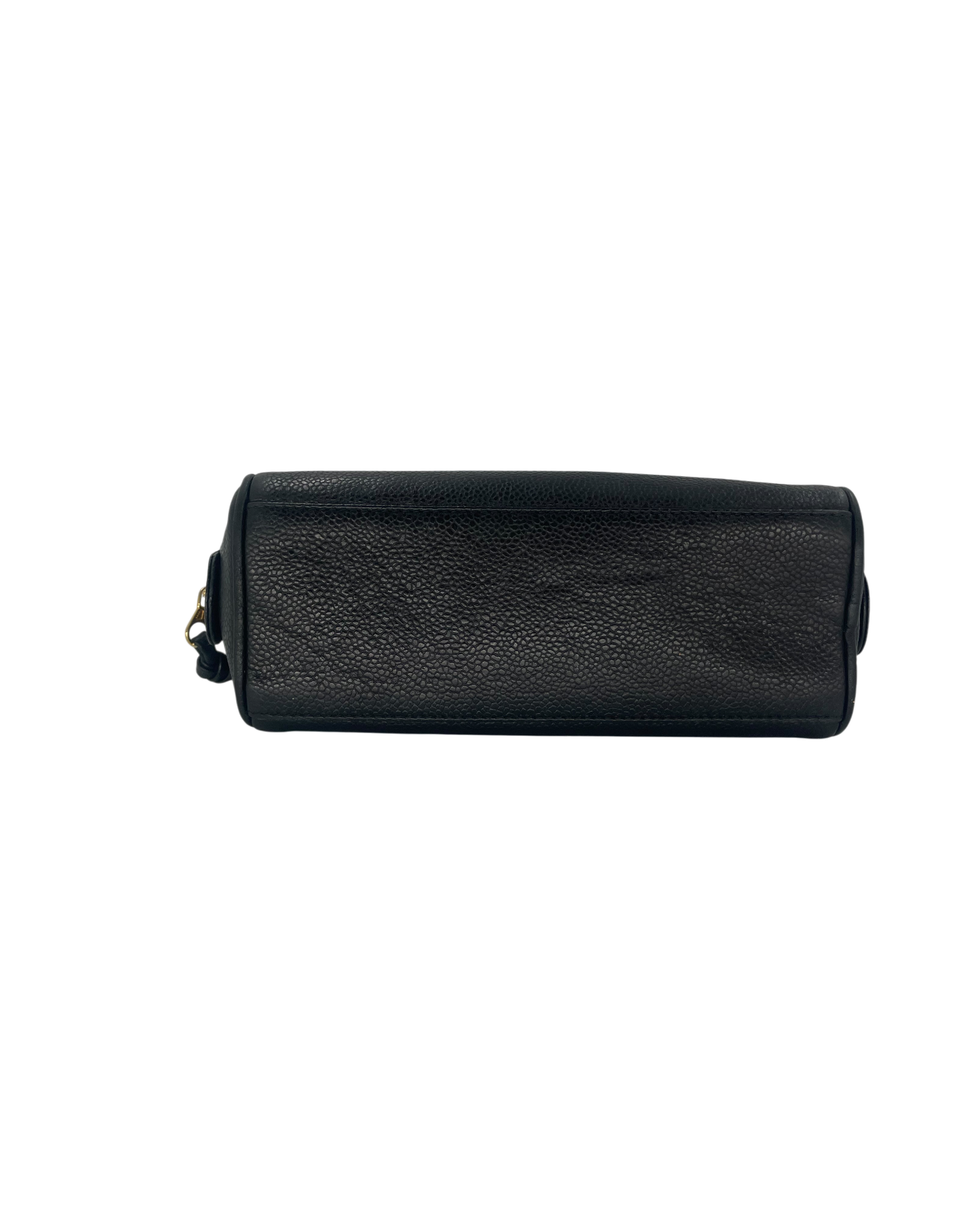 Chanel pochette en cuir noir
