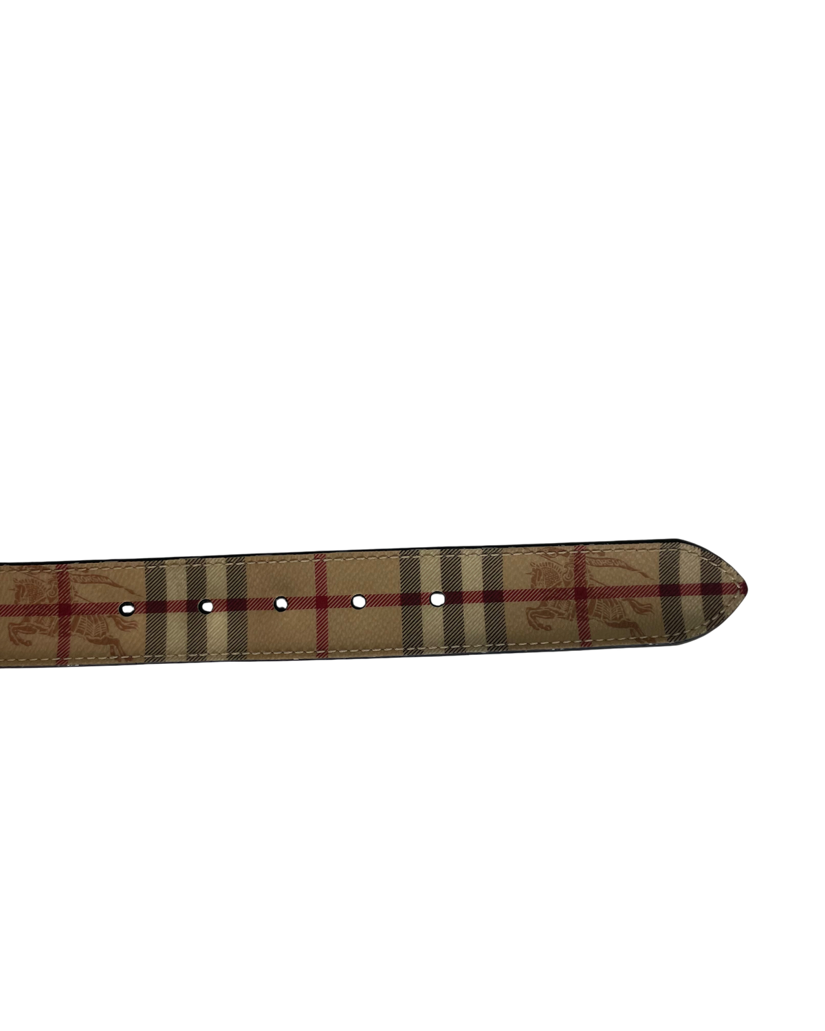 Burberry Ceinture tartan beige