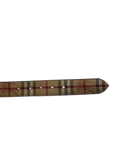Burberry Ceinture tartan beige