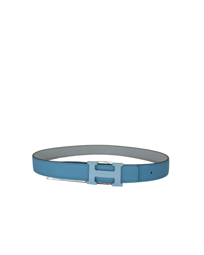 Hermès Ceinture en cuir bleu