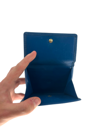 Louis Vuitton portefeuille épi bleu