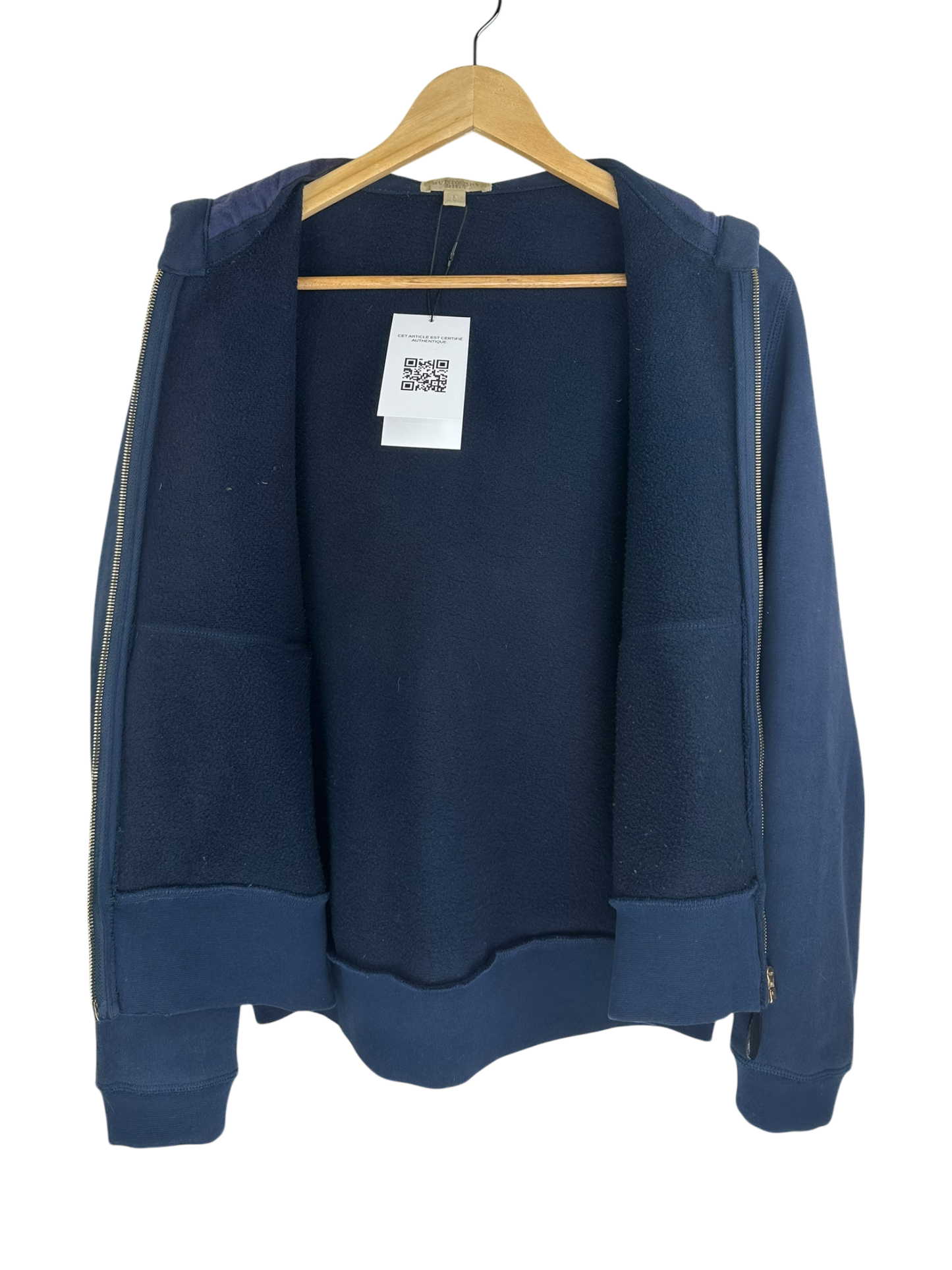 Burberry gilet à capuche