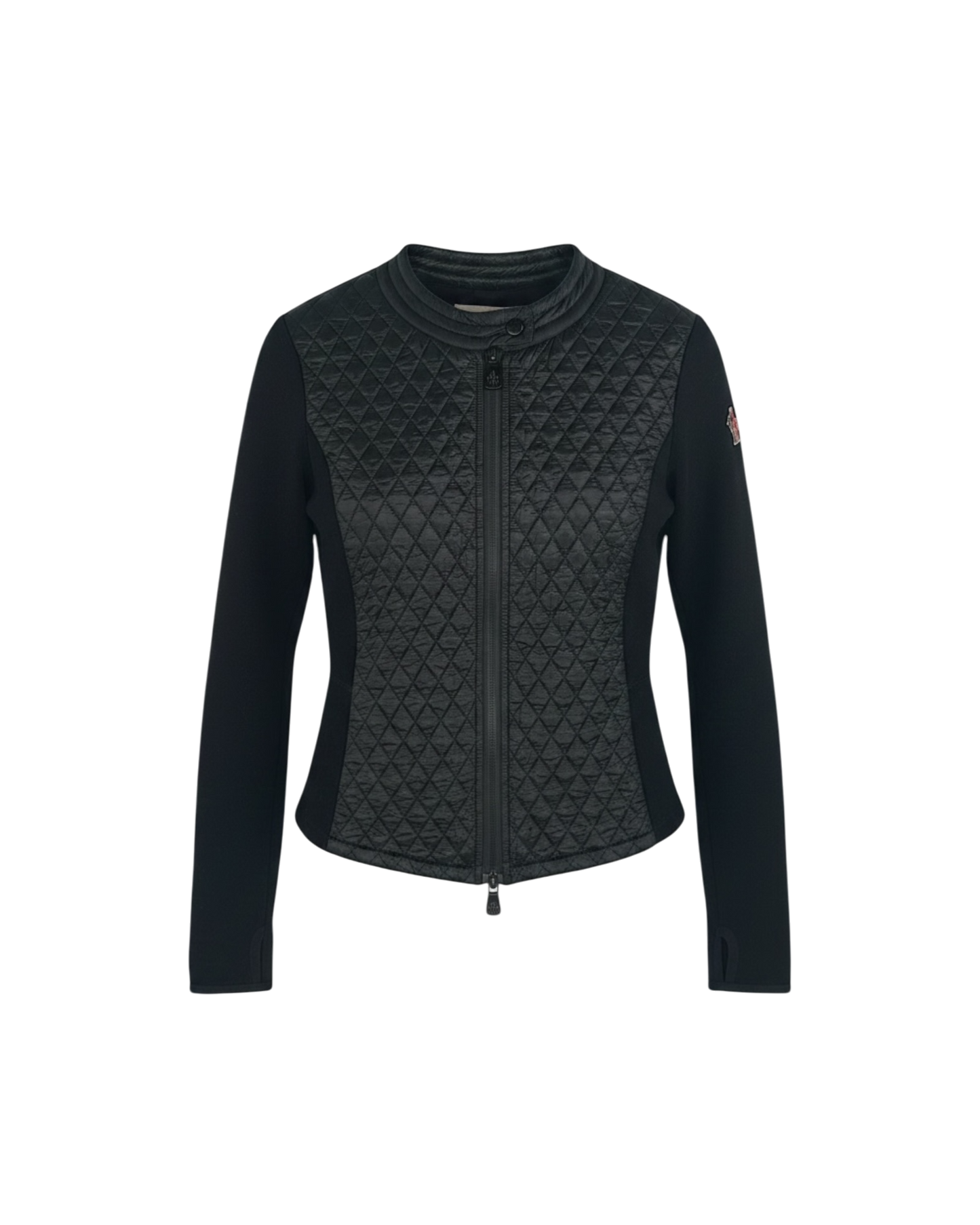 Moncler veste cintrée bi-matière