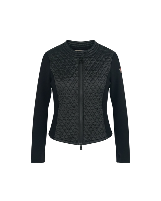 Moncler veste cintrée bi-matière