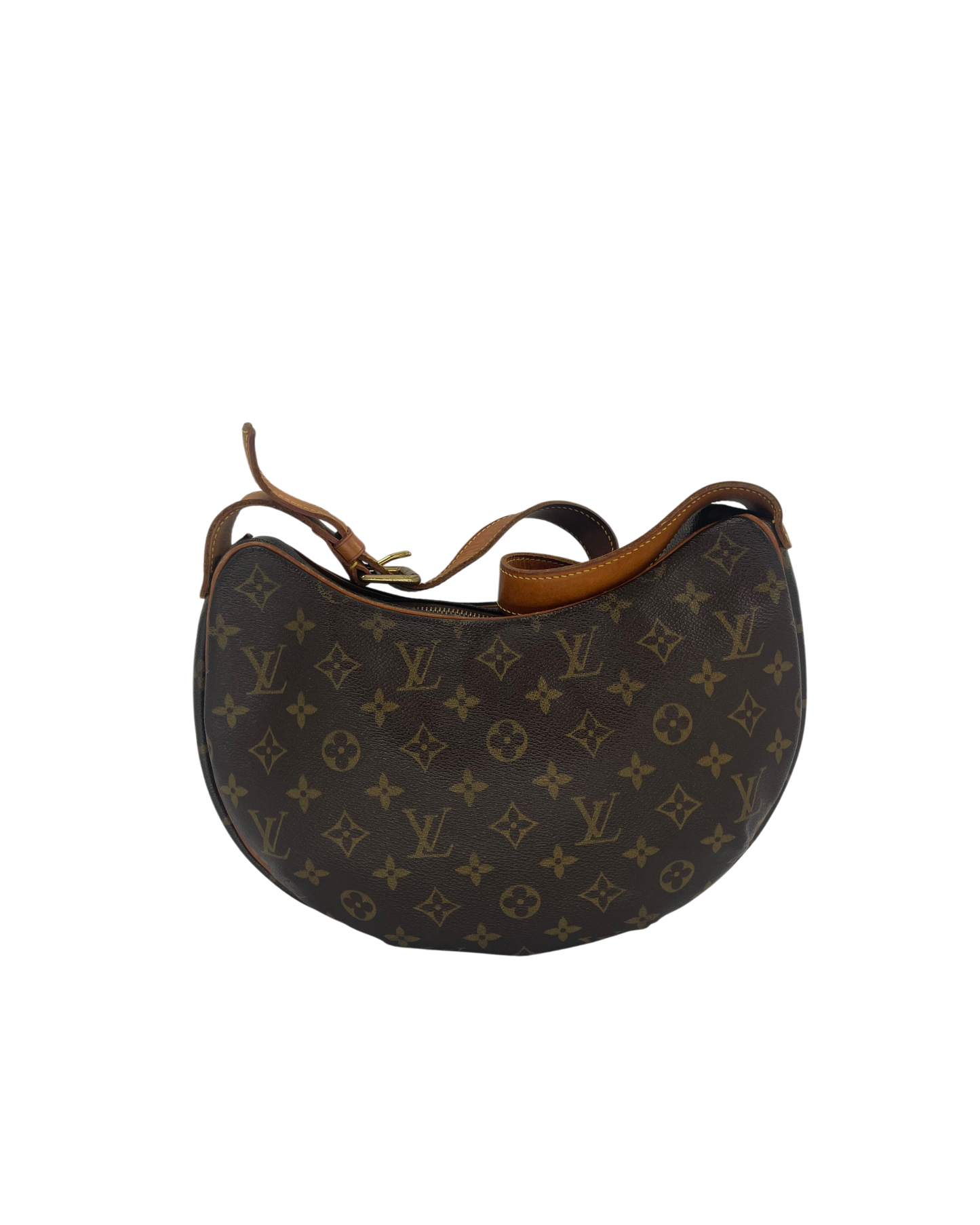 Louis Vuitton Sac à main croissant monogram marron