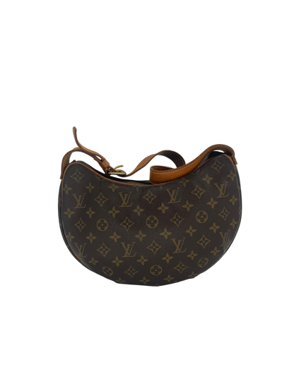 Louis Vuitton Sac à main croissant monogram marron