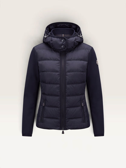 Moncler bi-matière veste cardigan femme