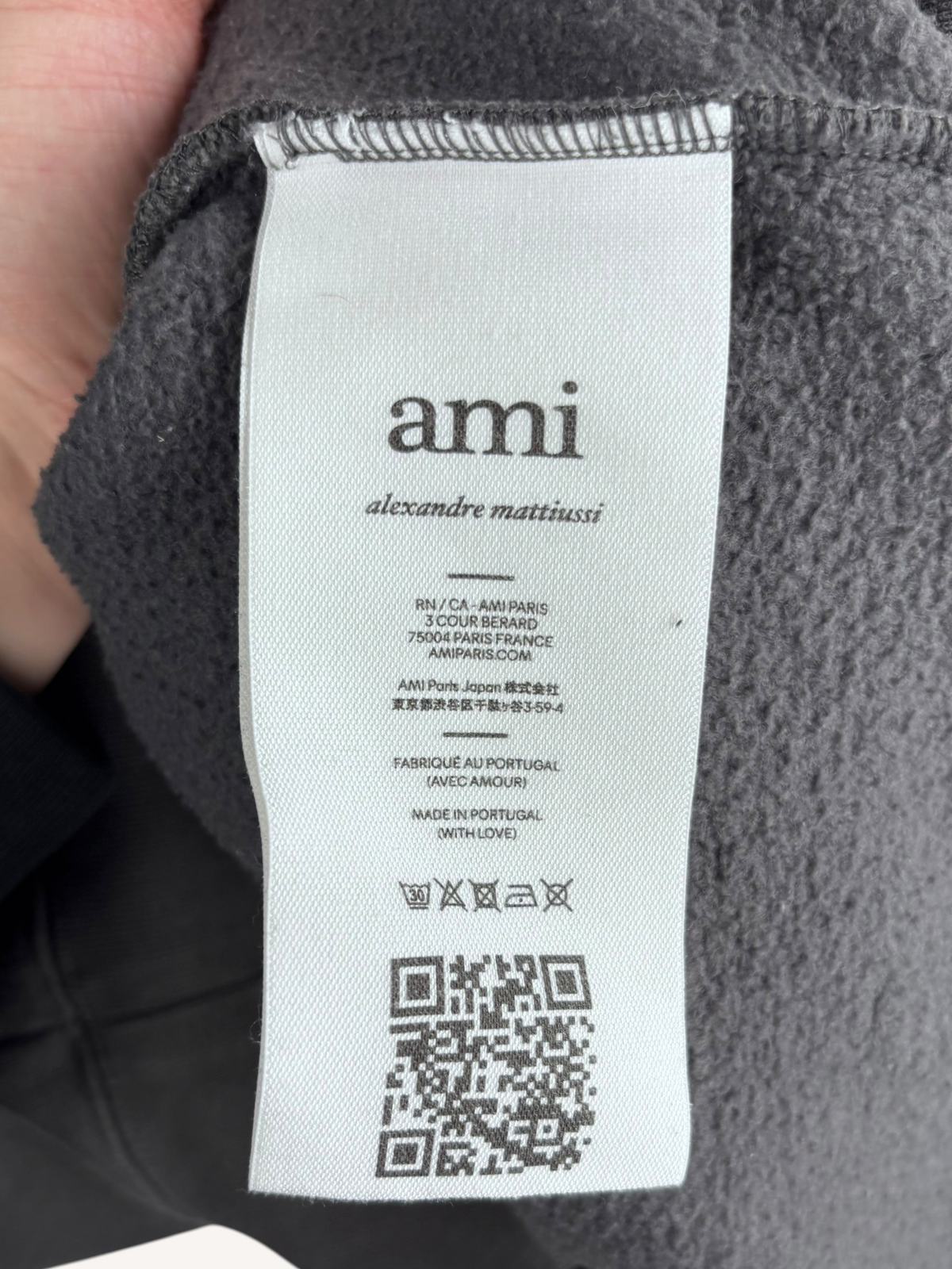 Ami Paris pull à capuche