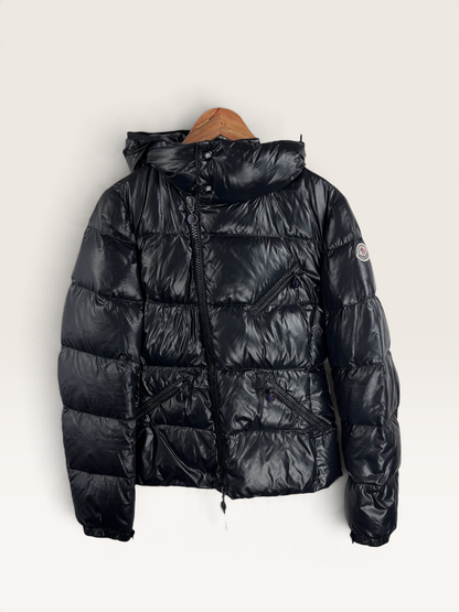 Moncler doudoune noir brilliante