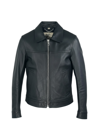 Burberry veste en cuir
