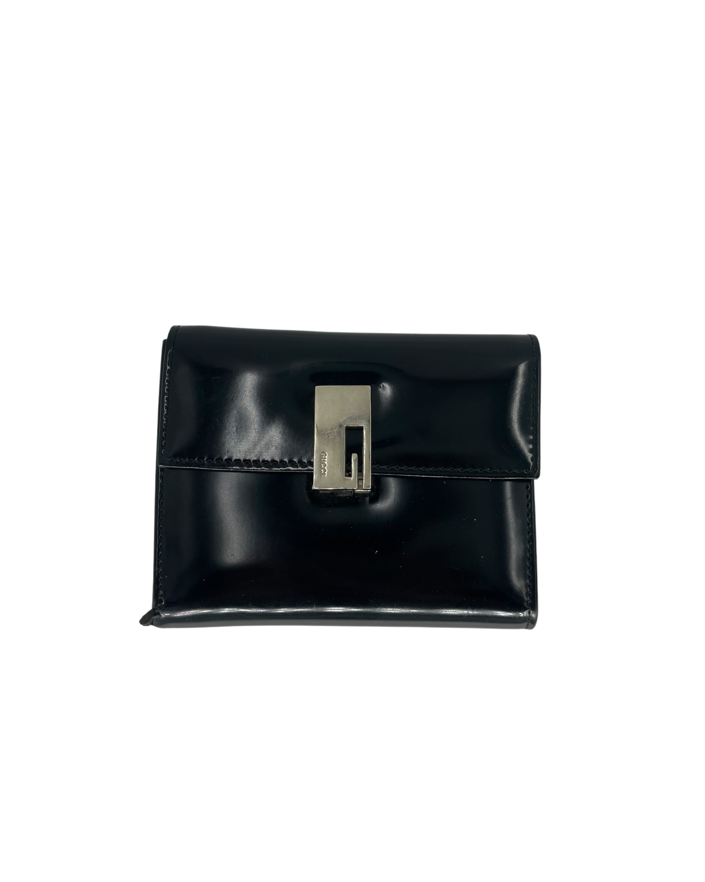 Gucci Portefeuille en cuir noir