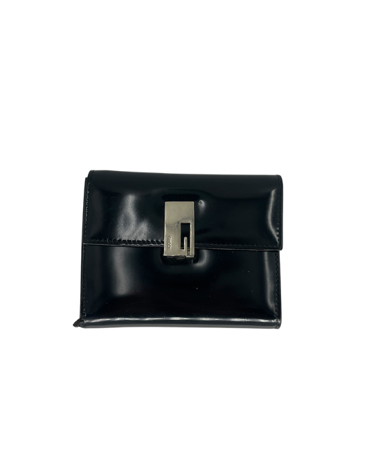 Gucci Portefeuille en cuir noir