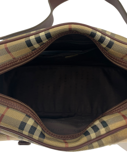Burberry Sac bandoulière tartan beige