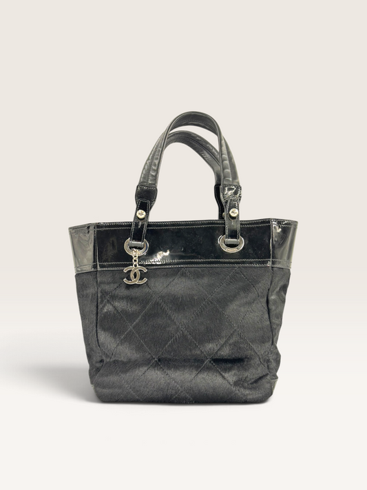 Chanel CC Biarritz pony hair sac a main