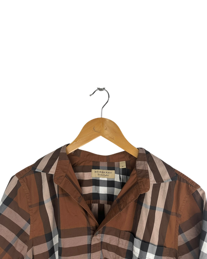 Burberry chemise à manches courtes