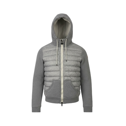 Moncler doudoune bi-matière veste
