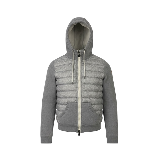 Moncler doudoune bi-matière veste