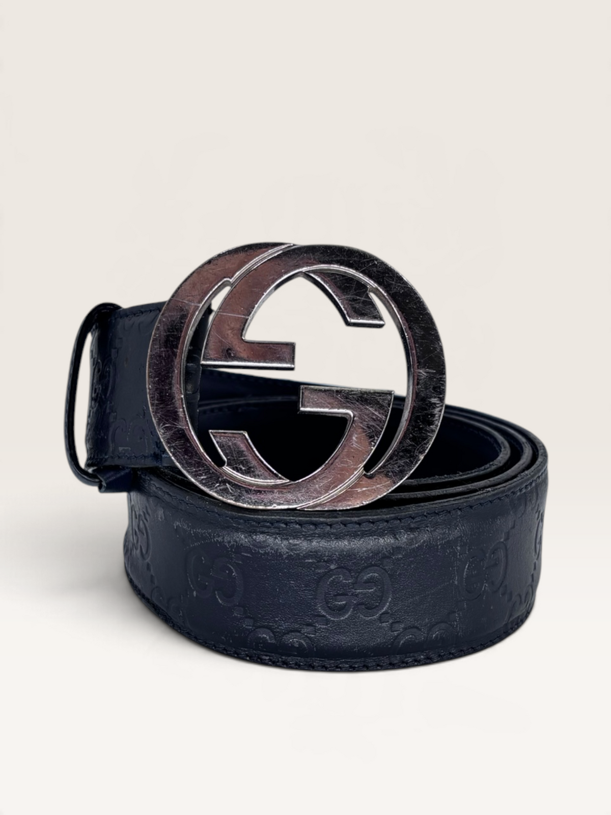 Gucci Ceinture GG marine