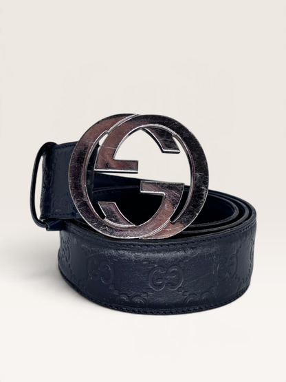 Gucci Ceinture GG marine