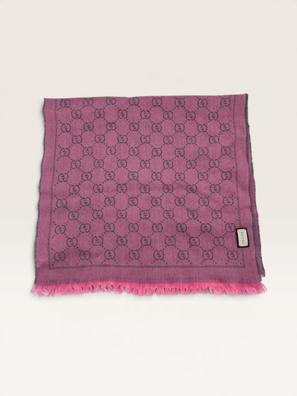 Gucci écharpe Rose + Box