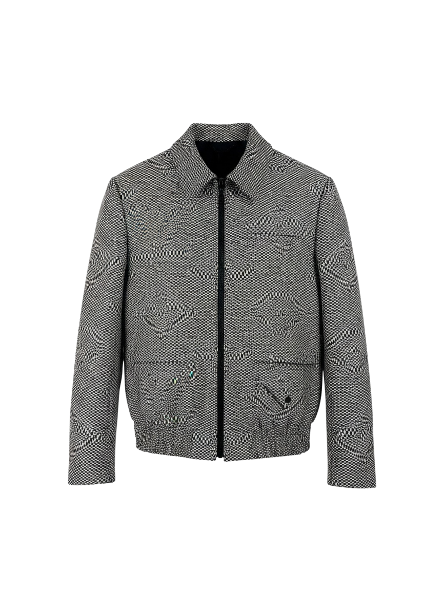 Louis Vuitton veste à carreaux