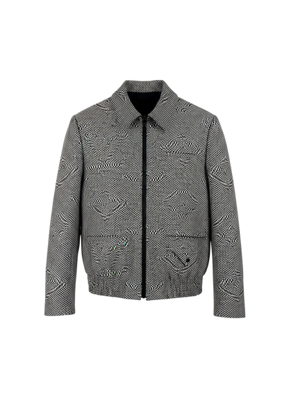 Louis Vuitton veste à carreaux