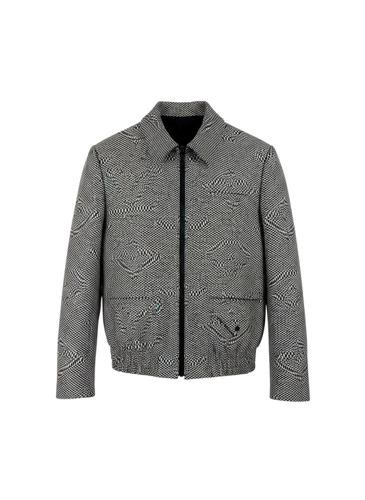 Louis Vuitton veste à carreaux