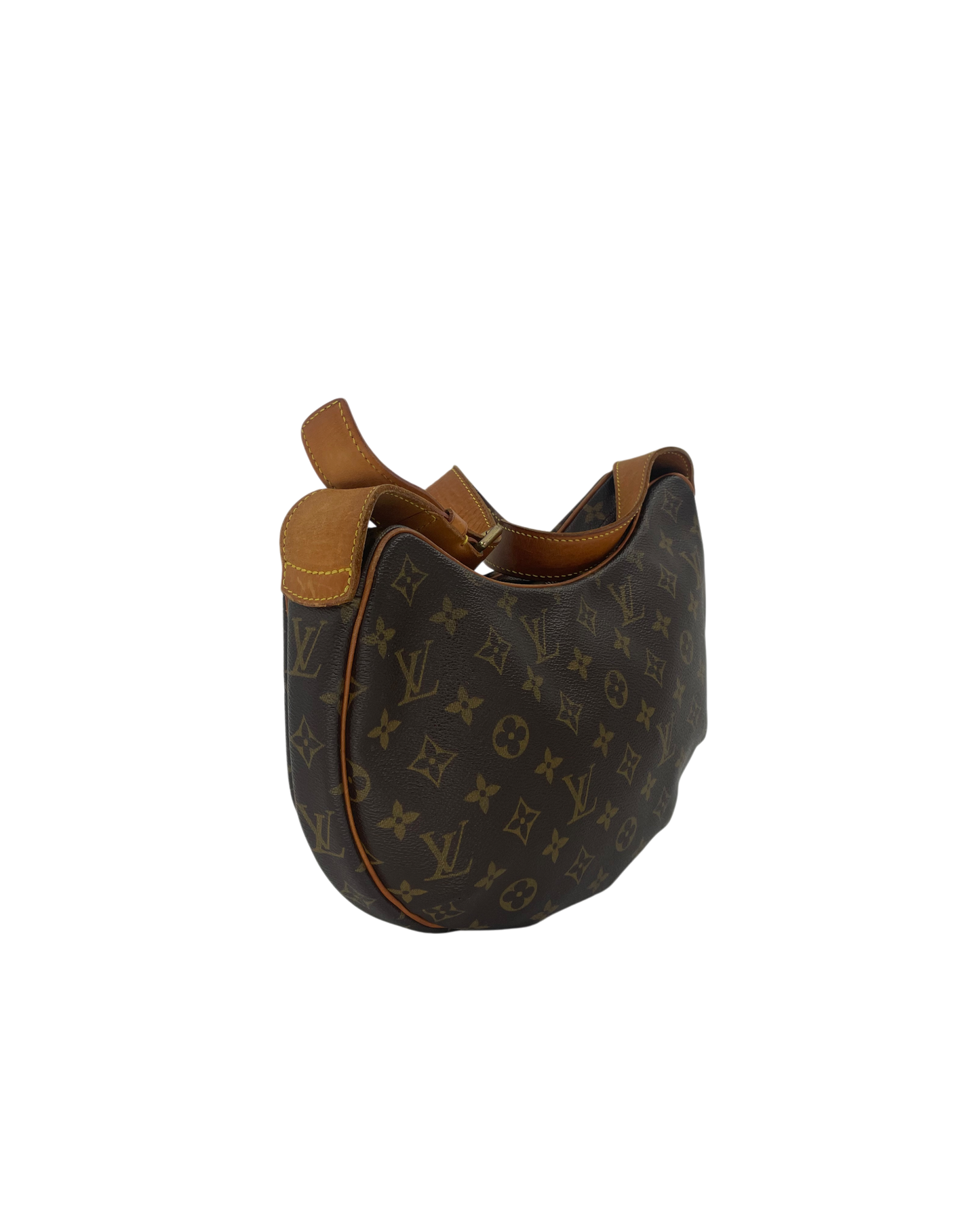 Louis Vuitton Sac à main croissant monogram marron