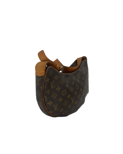 Louis Vuitton Sac à main croissant monogram marron