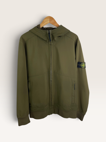 Stone Island Soft Shell à capuche