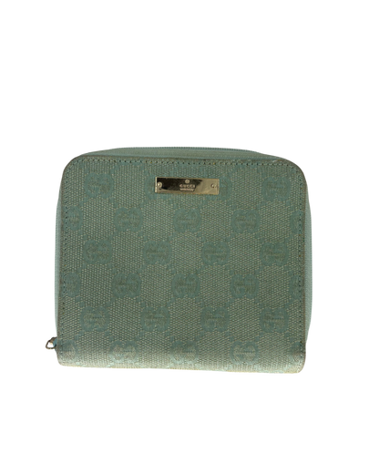 Gucci Porte-monnaie GG bleu