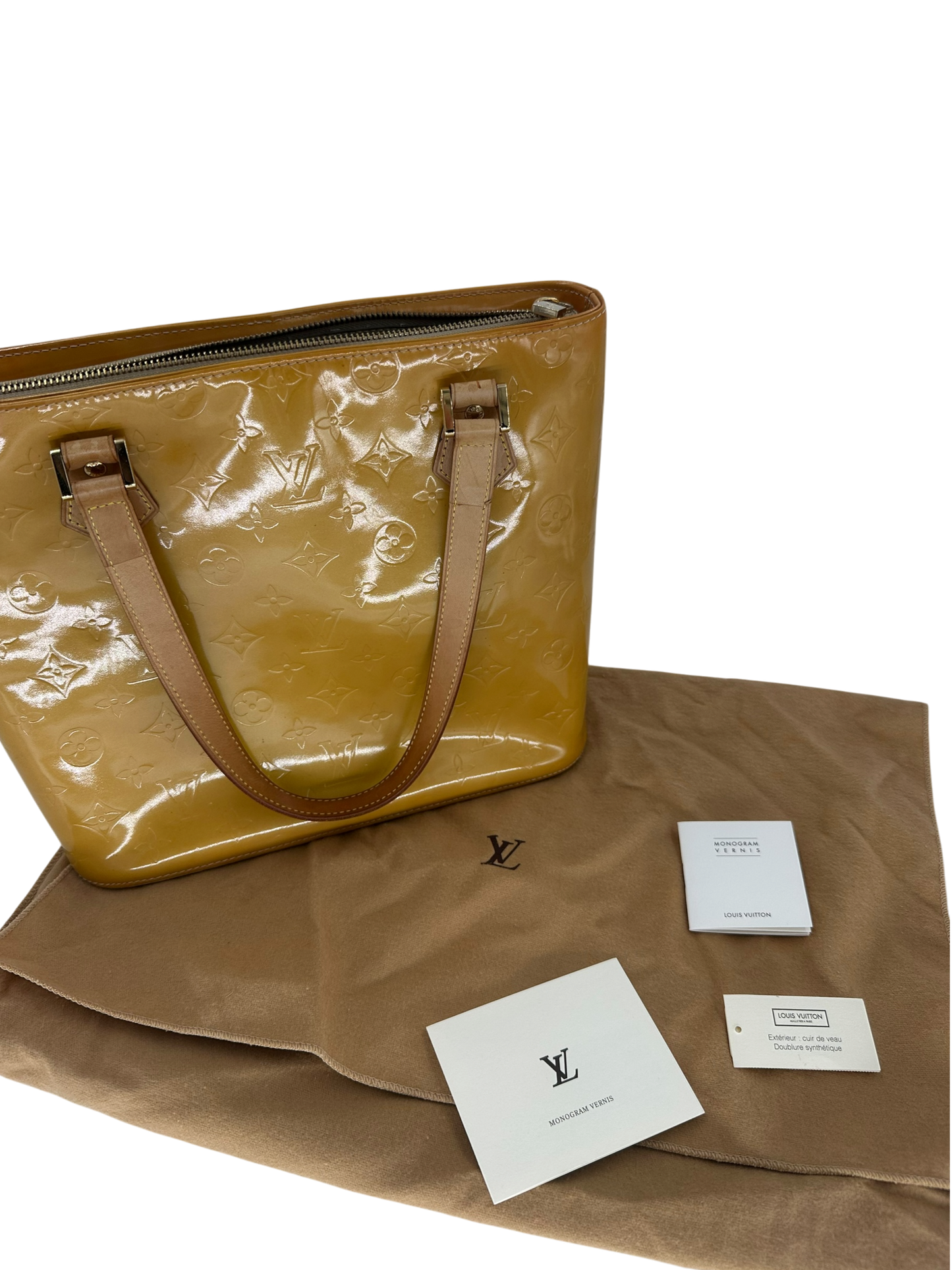 Louis Vuitton sac à main verni monogramme