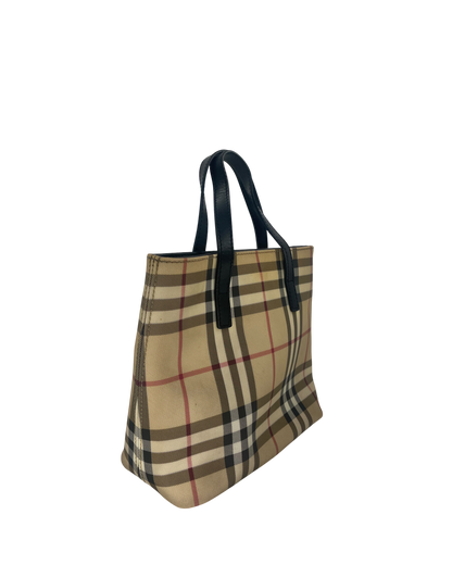 Burberry Sac à main tartan beige
