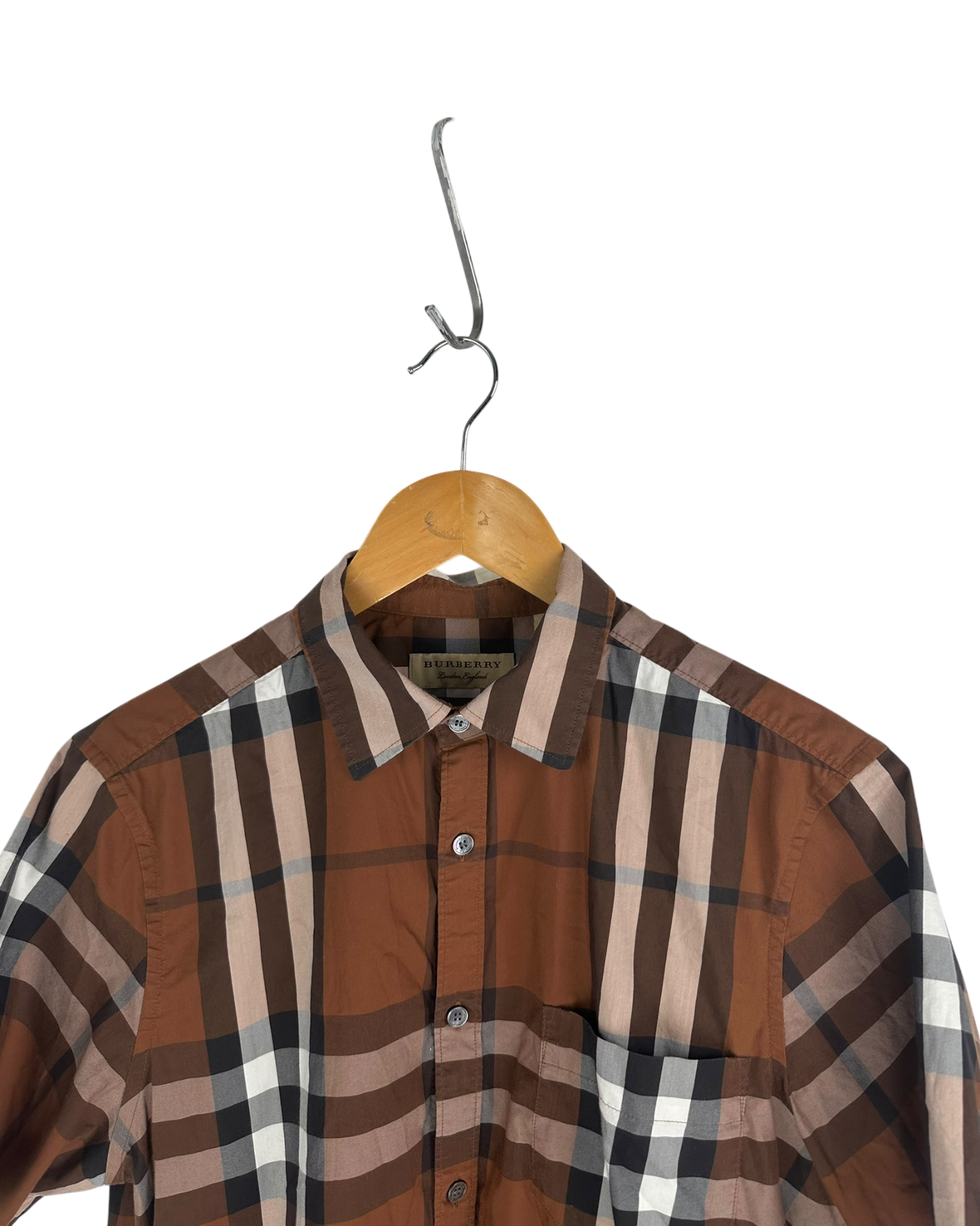 Burberry chemise à manches courtes