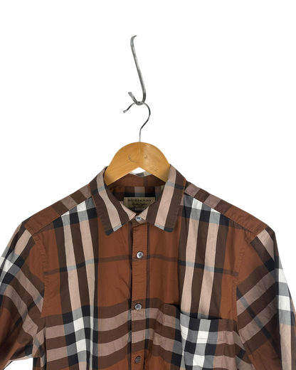 Burberry chemise à manches courtes