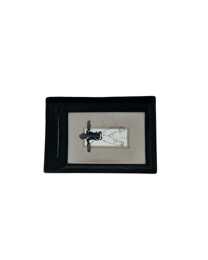 Gucci Porte-cartes cuir noir