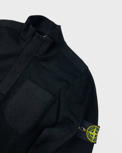 Stone island knit / pull / half zip (S)