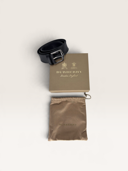 Burberry ceinture tartan noir