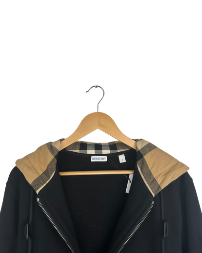 Burberry gilet à capuche tartan