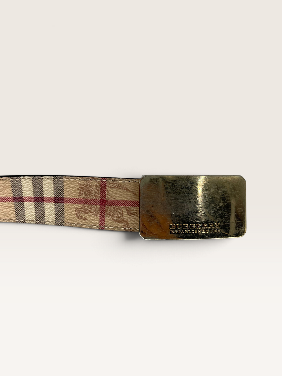 Burberry ceinture monogramme