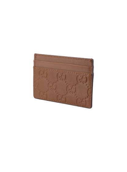 Gucci porte-cartes en cuir
